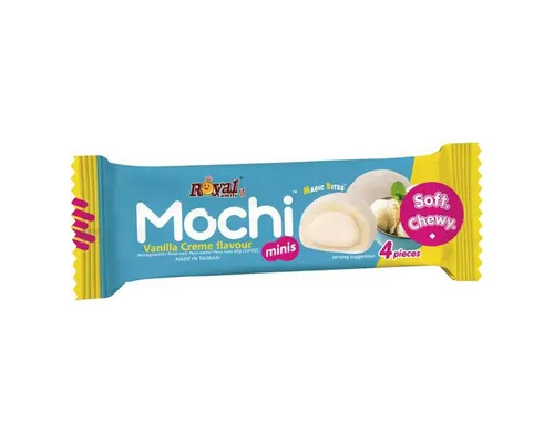 Royal Family Kuchen, Royal Family Mochi Vanille Snack Riegel Soft Chewy verpackt 40g