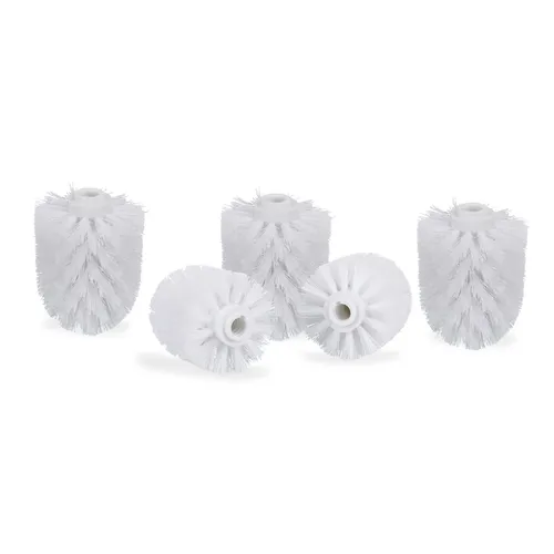 WC Bürstenkopf, Ersatzbürsten Klobürste 12mm, Toilettenbürstenkopf weiß 10 x
