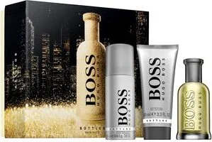 Hugo Boss Boss No.6 Bottled Geschenkset für Herren - Elegantes Geschenkset mit 100 ml Eau de Toilette, 100 ml Duschgel und 150 ml Deo Spray. Ideal für den täglichen Gebrauch und perfekte Geschenke für stilvolle Männer.
