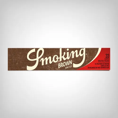 Smoking Brown Longpapers King Size Einzelheft 33 Blatt