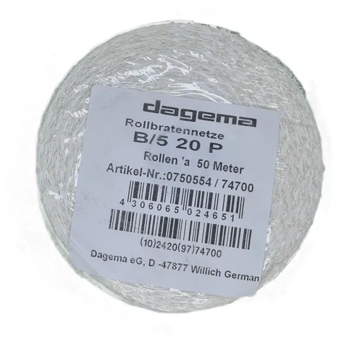 Rollbratennetz Kaliber 20, 1 Rolle mit 50 Meter 0,43 € / m in weiß von DAGEMA eG