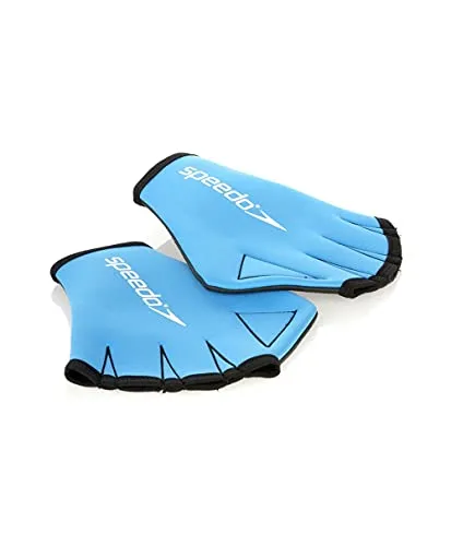 Speedo Trainings-Geräte Hilfen I Aqua Glove, blau/grau, L, 8069190309