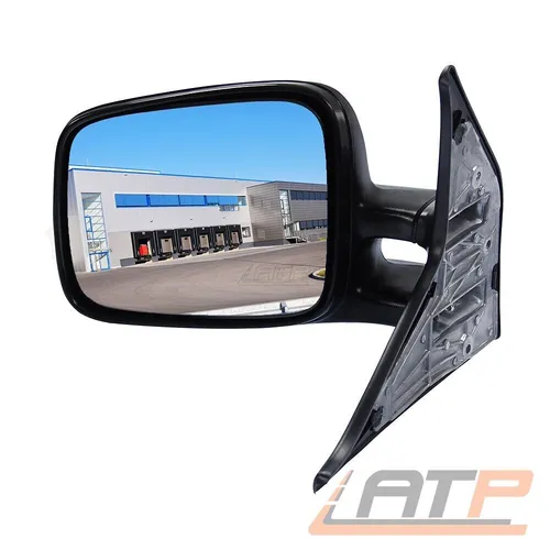 AUßENSPIEGEL LINKS MANUELL ASPÄHRISCH SCHWARZ FÜR VW TRANSPORTER BUS T4