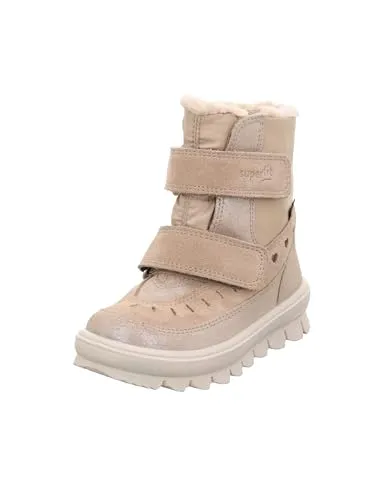 Superfit Mädchen Flavia GORE-TEX Schneestiefel, Beige 4000, 33 EU Weit - Stiefel für Mädchen, wasserdicht & atmungsaktiv durch GORE-TEX, ideal für kalte Tage mit kuscheligem Warmfutter und herausnehmbarer Einlegesohle.