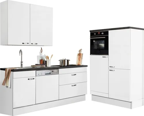 KOCHSTATION Küchenzeile KS-Cara, mit Vollauszügen und Soft-Close-Funktion, Breite 320 cm