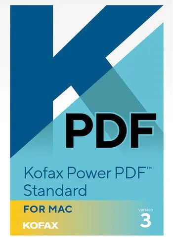 Kofax Power PDF Standard 3 Multilanguage Windows AS09G-W00-3.0