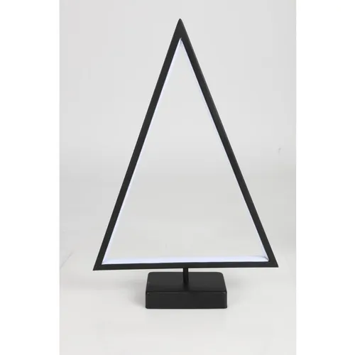 Weihnachtsdeko Baum auf Ständer LED 41cm - Eleganter Weihnachtsbaum auf Ständer mit LED-Beleuchtung, ideal für festliche Stimmung. Freistehend und aus hochwertigem Metall, perfekt für Ihre Weihnachtsdekoration.