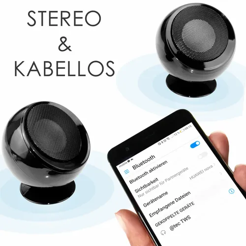 TWS Bluetooth 4.2 Lautsprecher 6W True Wireless Stereo Speaker kabellos tragbar