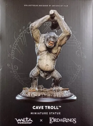 Herr der Ringe Ministatue Höhlentroll 16 cm von Weta Workshop - Aufstellfigur & Statue, detailreiche Nachbildung des Höhlentrolls aus Herr der Ringe, perfekt für Sammler und Fans.