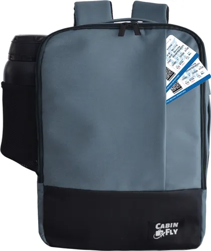 CabinFly Bellanca Handgepäck Rucksack 40x30x15 cm - Reisetaschen - Ideal für Billigfluggesellschaften, leicht und regenfest, mit Platz für Laptop und persönliche Dinge, perfekt für stressfreies Reisen.