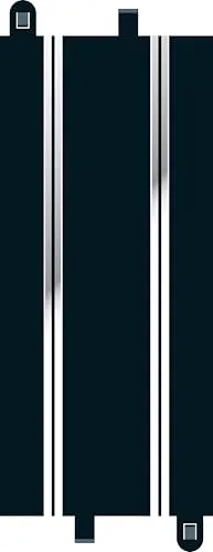 Standardgerade, 350 mm, 2 Stück