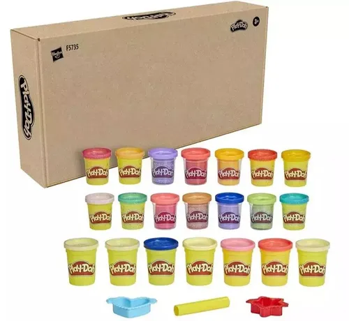 Play Doh Zestaw 21 słoiczków z akcesoriami Hasbro 5010994136345