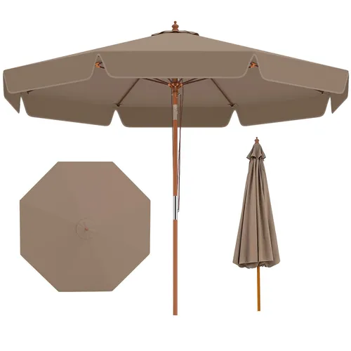 Produktbild COSTWAY Sonnenschirm 300cm – Robuster Gartenschirm mit Neigefunktion