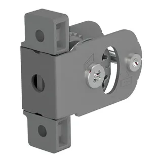 Hettich Schubkasten-Frontbefestigung für Zargen ArciTech,9123011 grau pulverbeschichtet