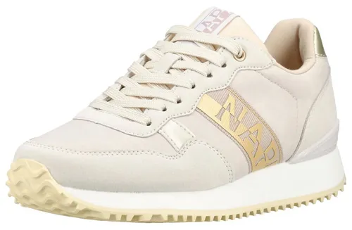 Napapijri Sneaker Kunstleder/Textil - Beige - Größe 39 - Modischer Napapijri Sneaker aus hochwertigem Kunstleder und Textil. Mit praktischem Wechselfußbett und profilierter Sohle für optimalen Halt. Ideal für Freizeit und Alltag, bietet er ganztägigen Komfort und vielseitige Kombinationsmöglichkeiten.