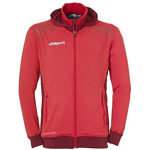 Uhlsport Herren Herren Kapuzenjacke Goal Tec Kapuzenjacke, rot/Bordeaux, S, 100516504