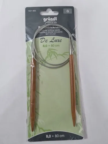 Gründl Rundstricknadel De Luxe 80cm/8mm