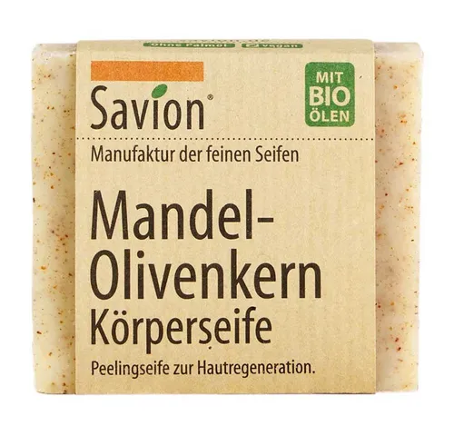 Savion Handseife Körperseife - Mandel-Olivenkern 80g