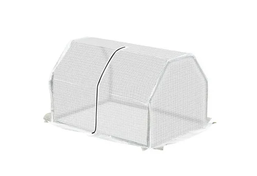 Novzep Mini Gewächshaus 99x71x60 cm - Kompaktes Mini-Gewächshaus für Balkon und Terrasse. Wetterbeständige Abdeckung schützt Pflanzen vor Wind und Regen, während Licht und Luft optimal zirkulieren. Einfacher Zugang durch Reißverschluss.