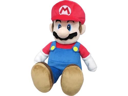 Nintendo Mario 60cm Plüsch - Offiziell lizenzierte Plüschfigur, hochwertig verarbeitet und kuschelweich für Sammler und Fans