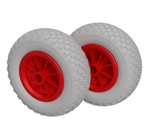 SUPROD Ersatzrad PU Rad Ø 200 mm 2.50-4 Gleitlager Rolle Sliprolle Sliprad PANNENSICHER (2 St)