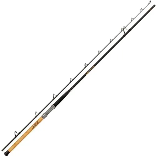 BLACK CAT Battle Cat M 2,85m - Hochwertige Welsrute - Angelrute für Ansitzangeln auf Wels, 2-teilig mit parabolischem Blank und 200g Wurfgewicht, ideal für passionierte Angler.