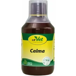 cdVet Naturprodukte Calma 250 ml - Beruhigung für Hund, Katze und Pferd - Ergänzungsfuttermittel zur Unterstützung bei Nervosität und Stress. Mit Melisse und Johanniskraut für emotionale Stabilität und körperliche Belastbarkeit.