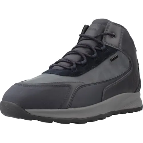 Geox Herren U TERRESTRE B ABX B Sneaker, Navy, 45 EU - Wanderschuhe mit hervorragender Dämpfungswirkung, die Stöße absorbiert und für hohen Tragekomfort sorgt – ideal für Abenteuer in der Natur.