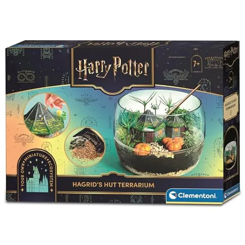 Clementoni Harry Potter Terrarium - Miniatur Ökosystem Baukasten, magisches Set für Pflanzenliebhaber ab 7 Jahren