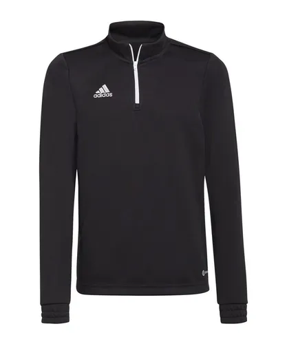 adidas Entrada 22 Training Top schwarz (095A) für Kinder - Fitness & Training Oberteil mit AEROREADY Technologie für ein trockenes Tragegefühl, aus 100% recycelten Materialien – gut für die Umwelt!