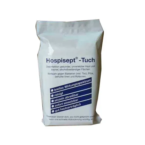 Lysoform Hospisept-Tuch Desinfektionstuch 100 Stück Nachfülltücher für Spenderdose LB3575