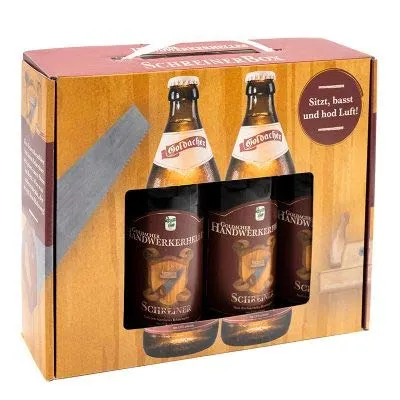 Schreiner Bier aus Bayern Geschenkkartons Box 4er x 0,5