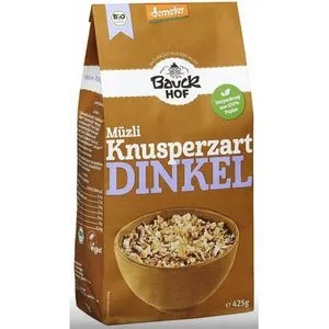 Bauckhof Müsli Dinkelmüzli Knusperzart demeter, BIO, 425g
