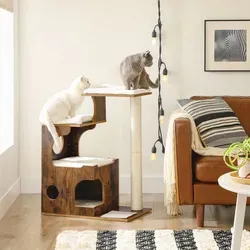 Feandrea Katzenbaum 86 cm, Vintagebraun von SONGMICS