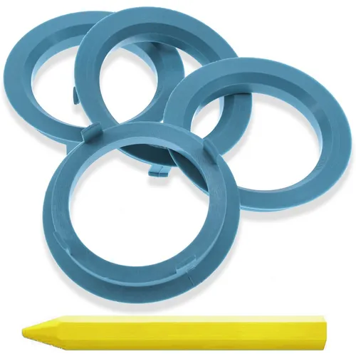 SOFORTVERSAND 4X ZENTRIERRINGE 70,1 mm x 56,1 mm + REIFENKREIDE für Dezent uvm.