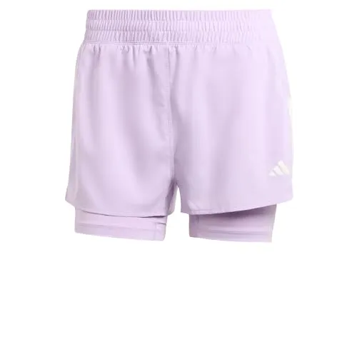 adidas Damen Own The Run Climacool 2in1 Short, Powder Plum, L