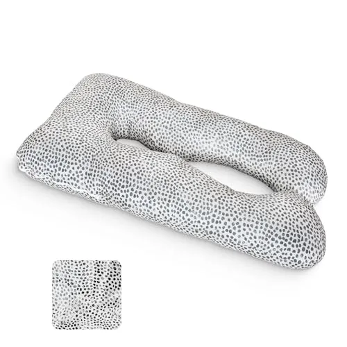 KomfortKissen Ersatzbezug, Grau, 100x150 cm - Notebook Schutzhüllen aus 100% antibakteriellem Bambus, schweißabsorbierend und temperaturregulierend für höchsten Komfort.