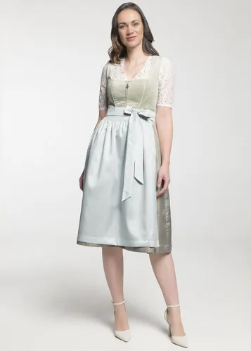 Spieth & Wensky Dirndl Doreen (1-tlg) mit eckigen Ausschnitt