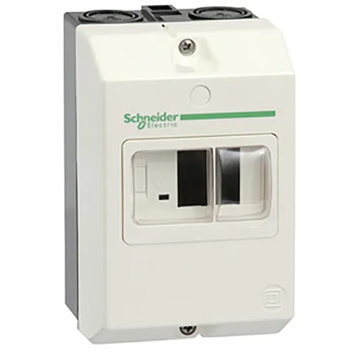 Schneider Electric GV2MC03 Gehäuse 1St. - Kompakter Motorschutzschalter - Anschlussdosen & Gehäuse, ideal für Starter- und Stop-Motoren, bietet thermische und magnetische Auslösung für zuverlässigen Schutz.
