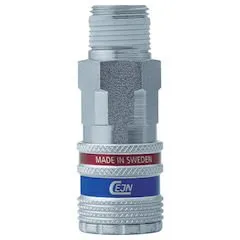 Cejn Coupling 1/2 bspt male nbr - eSafe Serie 320 - Hochleistungskupplung für Haus & Garten, einhändig bedienbar und sicher, mit langer Lebensdauer und automatischer Entlüftung für maximale Sicherheit.