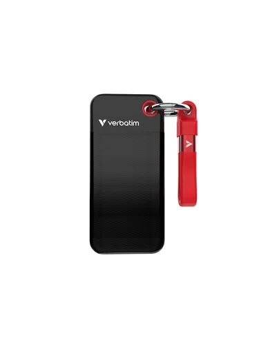 Verbatim Pocket SSD 2 TB - Externe Festplatte für Mac, PC & Spielekonsole - Ultraleichte 2 TB Pocket SSD mit USB 3.2 Gen 2 für blitzschnelle Datenübertragung bis 10 Gbps. Ideal für Reisen, Gaming und hochauflösende Videoarbeiten.