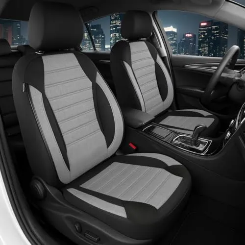 Sitzbezüge passend für Mazda CX-5 | Farbe: Schwarz-Grau | Model: Prime | Autositzbezüge | Sitzschoner | Schonbezüge | ATHN101