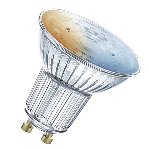 LEDVANCE Smarte LED-Reflektorlampe mit Bluetooth Mesh Technologie, Sockel GU10, Lichtfarbe änderbar (2700-6500K), Dimmbar,ersetzt Glühlampen mit 40W, steuerbar mit Alexa und Google, 1er-Pack