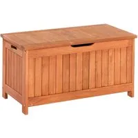 MERXX Kissenbox aus Eukalyptus in Braun