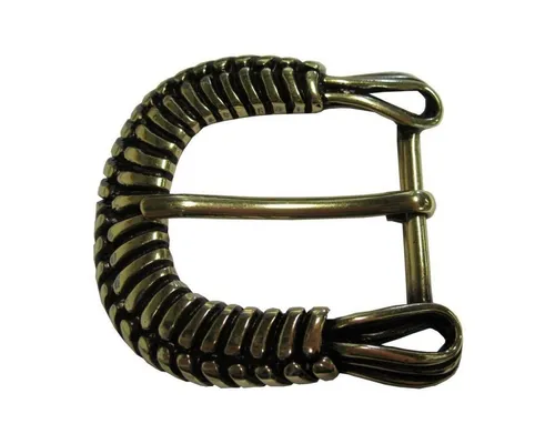 BELTINGER Gürtelschnalle Stripes 4,0 cm in gold von BELTINGER