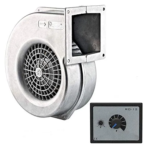 Uzman-Versand AG160E Industriegebläse mit 500W Drehzahlregler - Effizientes Industriegebläse mit 500W und 850m³/h Luftleistung. Ideal für verschiedene Anwendungen, sofort einsatzbereit und zuverlässig.
