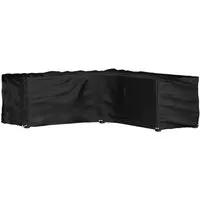 vidaXL Gartenmöbel Abdeckung, L-Form 285x285x90cm - Abdeckhaube für Rattanmöbel, wasserdicht und UV-beständig, schützt effektiv vor Witterungseinflüssen und sorgt für Langlebigkeit deiner Gartenmöbel.