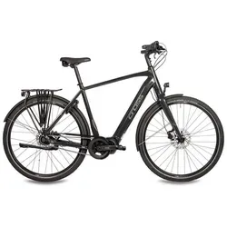 Airtracks E-Bike Cityrad 28 Zoll E-Bike Herren City Fahrrad NOVA SHIMANO STеPS E6100 504Wh 8 x, 8 Gang, Nabenschaltung, Mittelmotor, 504 Wh, 8 GANG Shimano NEXUS - 52cm 56cm 60cm schwarz 56 cm