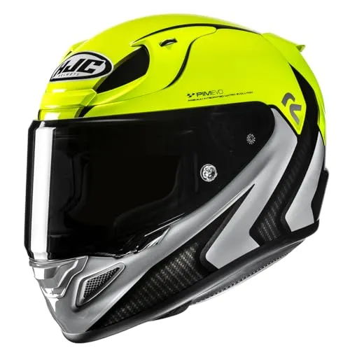 HJC RPHA 12 KOS MC3H Integraler Motorradhelm, M - Motorradhelm mit extrem schlagfester P.I.M EVO-Schale, optimierter Luftstrom und antibakteriellem Futter für mehr Komfort bei Höchstgeschwindigkeiten.