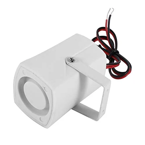 Kabelgebundene Mini-Hupe Sirene Lautes Sicherheitsalarmsystem für Fahrzeuge zu Hause mit Unterstützung 110 dB DC 12V